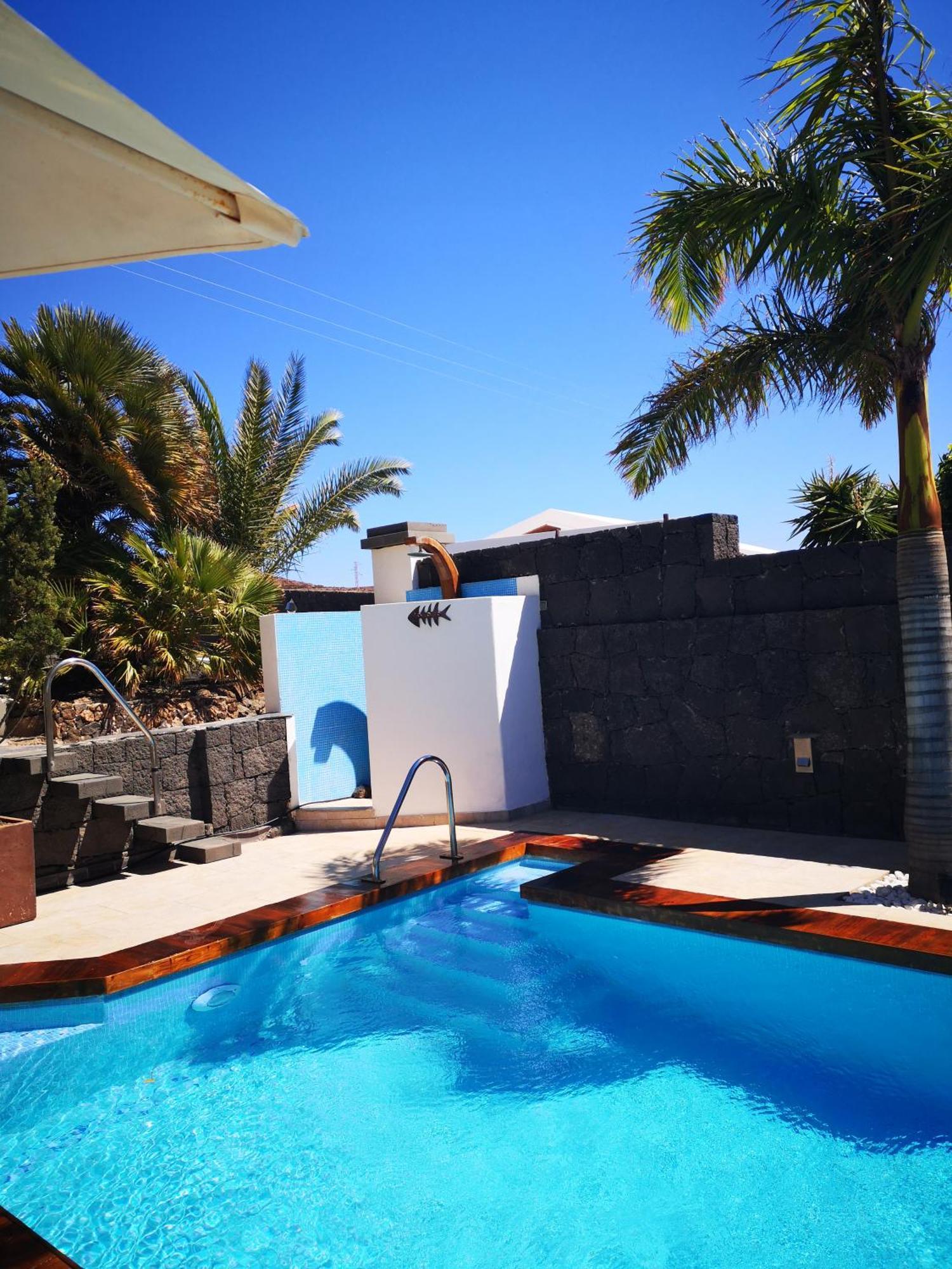 Villa Niki Mit Beheiztem Gemeinschaftspool Fuer 2 Appartments Las Brenas ภายนอก รูปภาพ